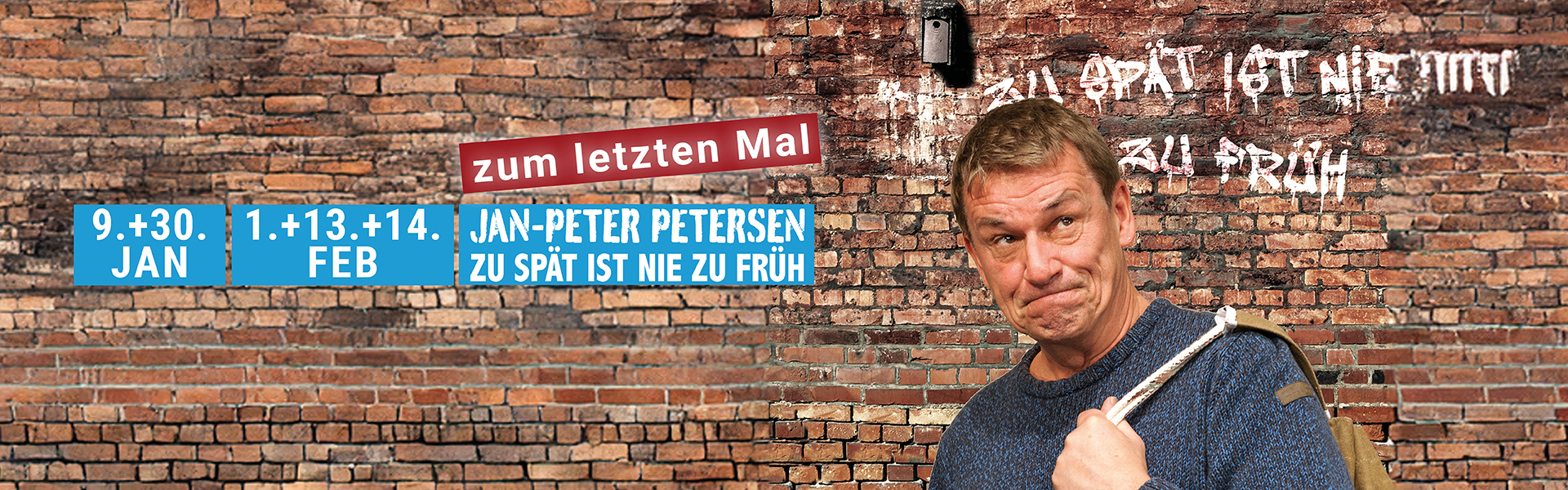 30.01.2026 20.00 Jan-Peter Petersen - zu spät ist nie zu früh