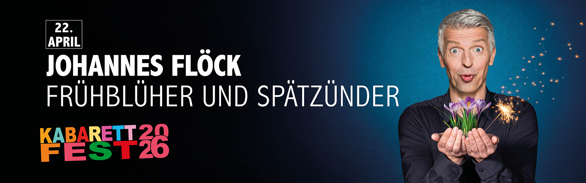 22.04.2026 20.00 Johannes Flöck - Frühblüher und Spätzünder